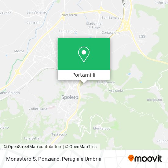 Mappa Monastero S. Ponziano