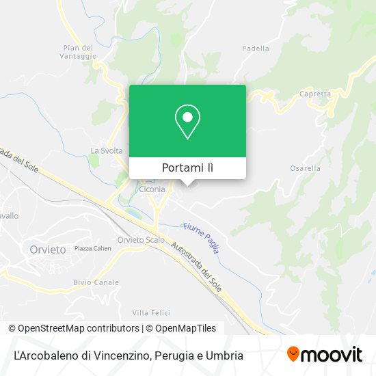 Mappa L'Arcobaleno di Vincenzino