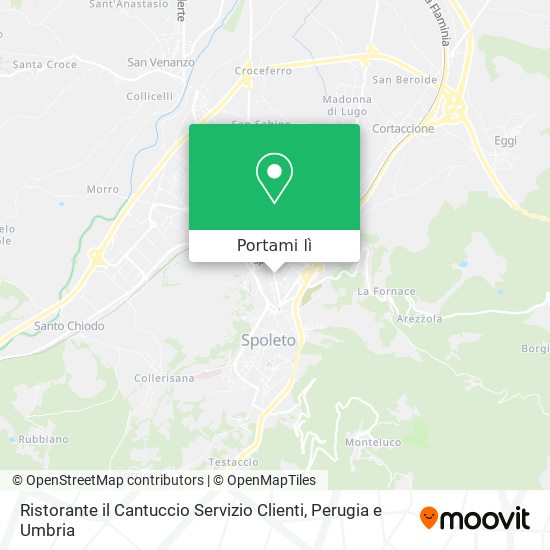 Mappa Ristorante il Cantuccio Servizio Clienti