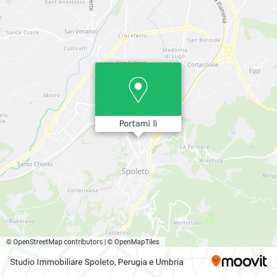Mappa Studio Immobiliare Spoleto