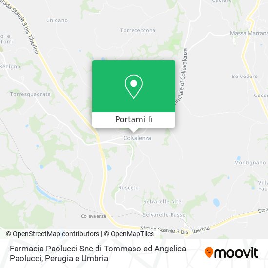 Mappa Farmacia Paolucci Snc di Tommaso ed Angelica Paolucci