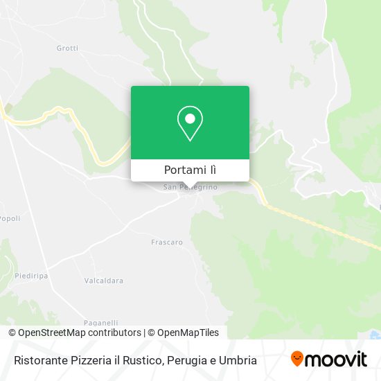 Mappa Ristorante Pizzeria il Rustico