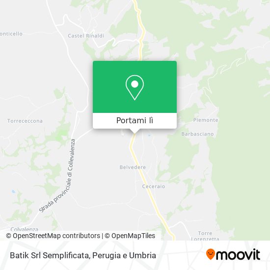 Mappa Batik Srl Semplificata