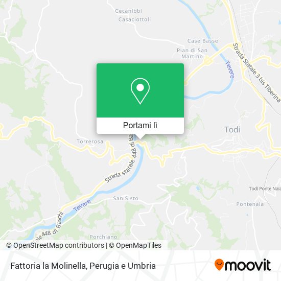 Mappa Fattoria la Molinella