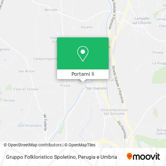 Mappa Gruppo Folkloristico Spoletino