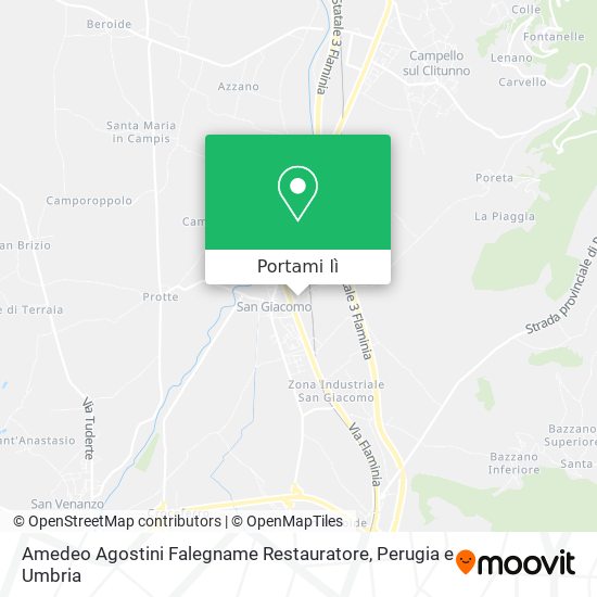 Mappa Amedeo Agostini Falegname Restauratore