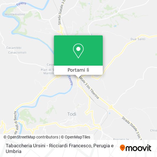 Mappa Tabaccheria Ursini - Ricciardi Francesco