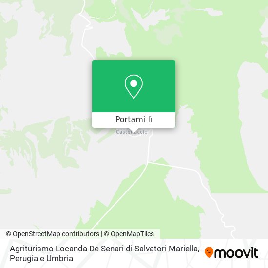 Mappa Agriturismo Locanda De Senari di Salvatori Mariella