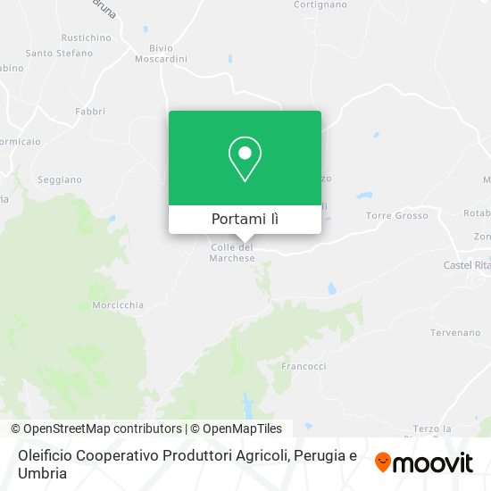 Mappa Oleificio Cooperativo Produttori Agricoli