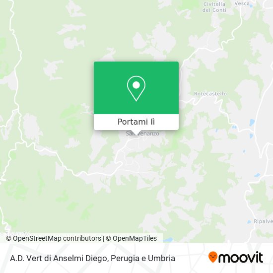 Mappa A.D. Vert di Anselmi Diego