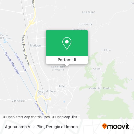 Mappa Agriturismo Villa Plini