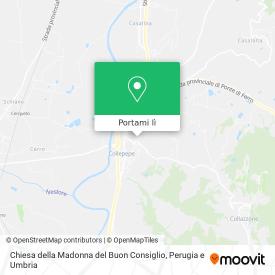Mappa Chiesa della Madonna del Buon Consiglio
