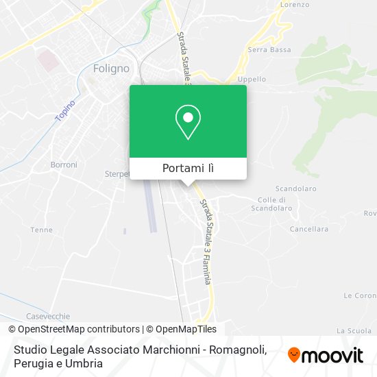 Mappa Studio Legale Associato Marchionni - Romagnoli