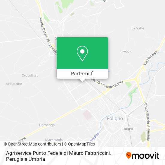 Mappa Agriservice Punto Fedele di Mauro Fabbriccini