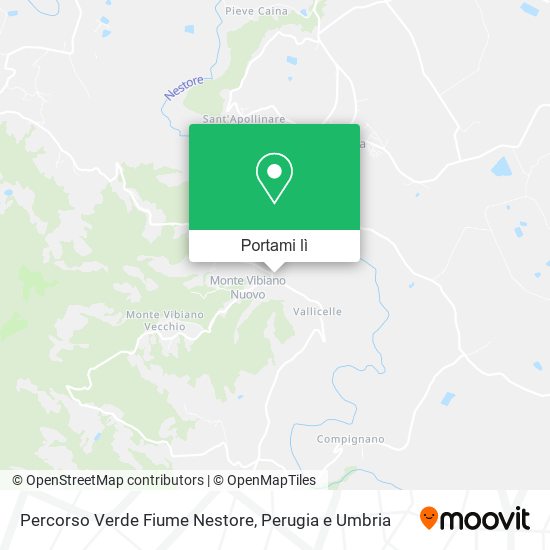 Mappa Percorso Verde Fiume Nestore