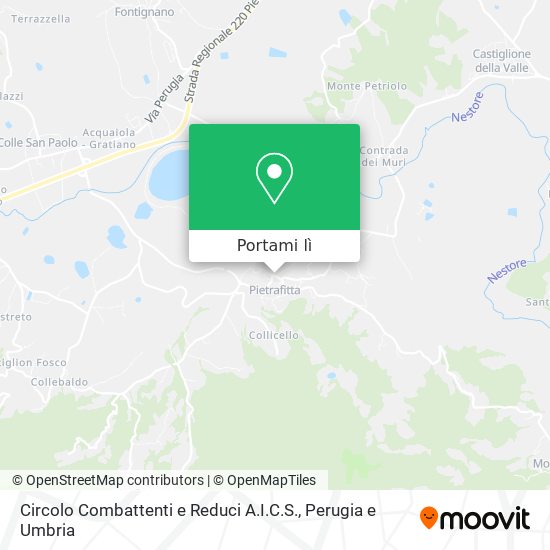 Mappa Circolo Combattenti e Reduci A.I.C.S.