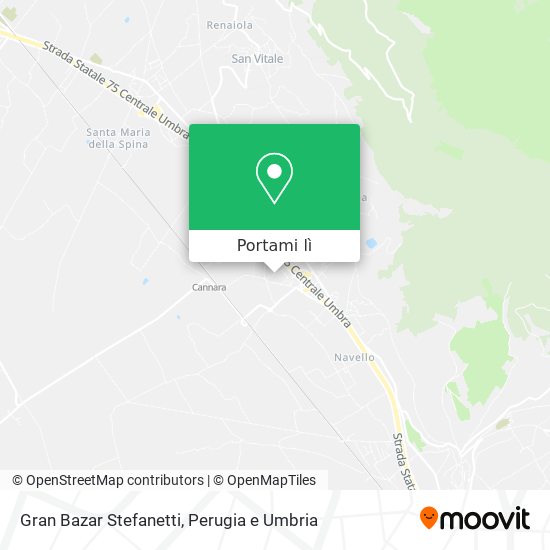 Mappa Gran Bazar Stefanetti