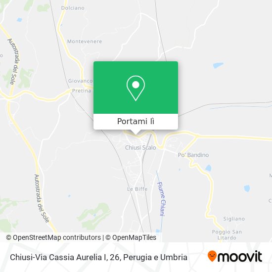 Mappa Chiusi-Via Cassia Aurelia I, 26