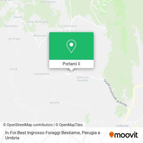 Mappa In.For.Best Ingrosso Foraggi Bestiame