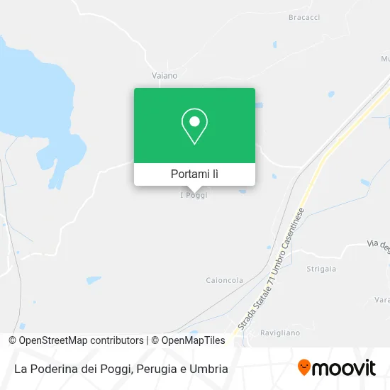 Mappa La Poderina dei Poggi