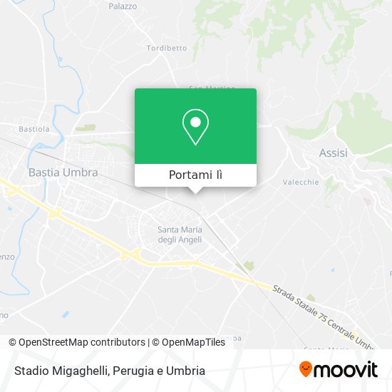 Mappa Stadio Migaghelli