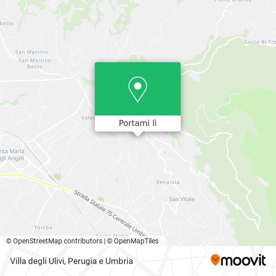 Mappa Villa degli Ulivi