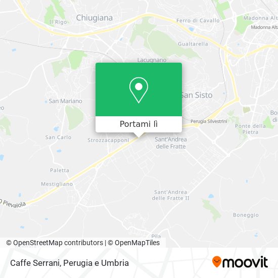 Mappa Caffe Serrani