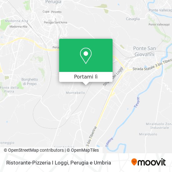 Mappa Ristorante-Pizzeria I Loggi