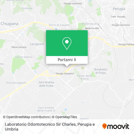 Mappa Laboratorio Odontotecnico Sir Charles