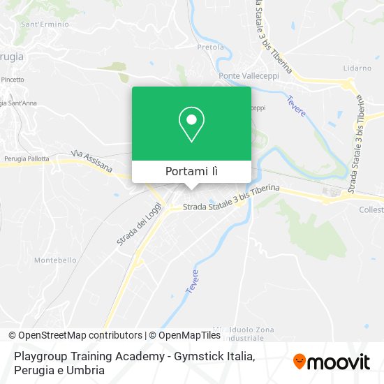 Mappa Playgroup Training Academy - Gymstick Italia