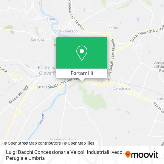 Mappa Luigi Bacchi Concessionaria Veicoli Industriali Iveco