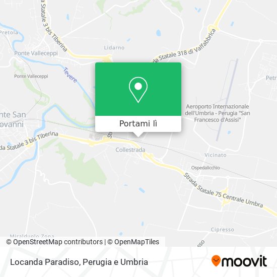 Mappa Locanda Paradiso