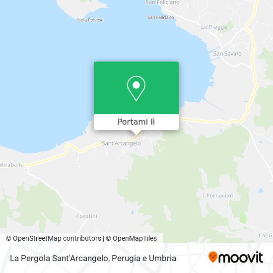 Mappa La Pergola Sant'Arcangelo