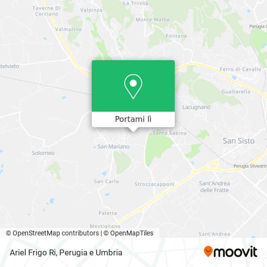 Mappa Ariel Frigo Ri