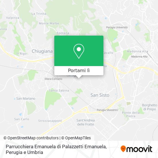 Mappa Parrucchiera Emanuela di Palazzetti Emanuela