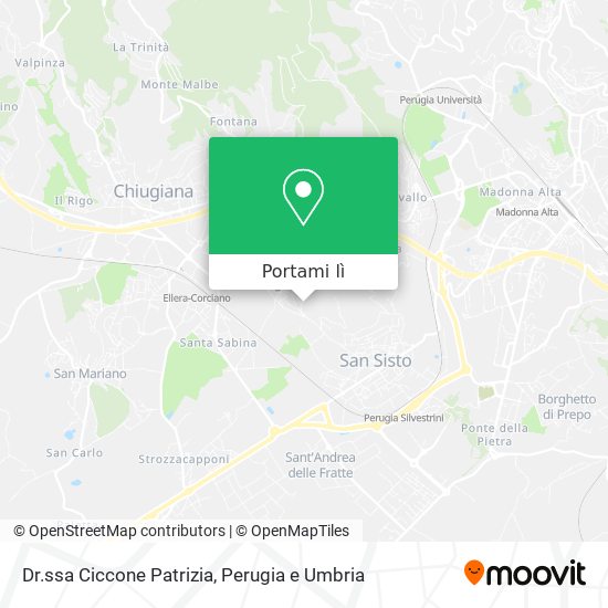 Mappa Dr.ssa Ciccone Patrizia