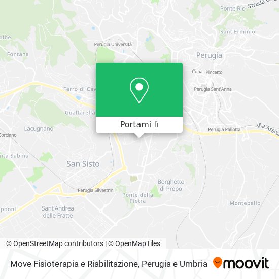 Mappa Move Fisioterapia e Riabilitazione