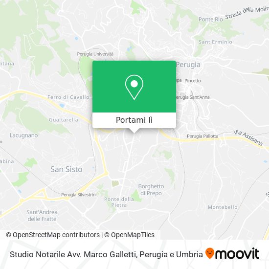 Mappa Studio Notarile Avv. Marco Galletti