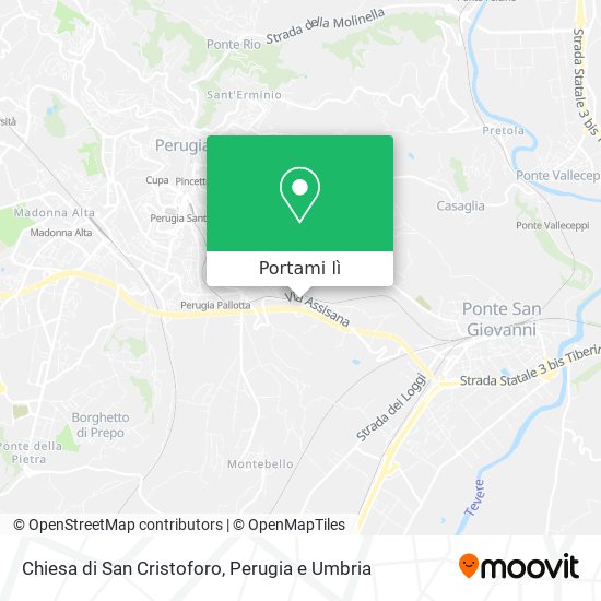 Mappa Chiesa di San Cristoforo