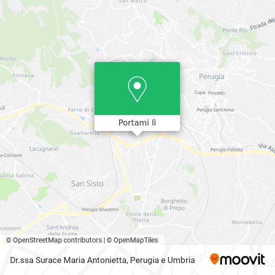 Mappa Dr.ssa Surace Maria Antonietta