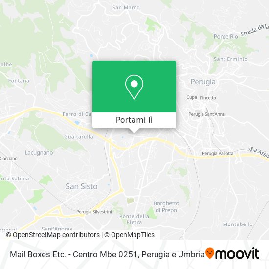 Mappa Mail Boxes Etc. - Centro Mbe 0251