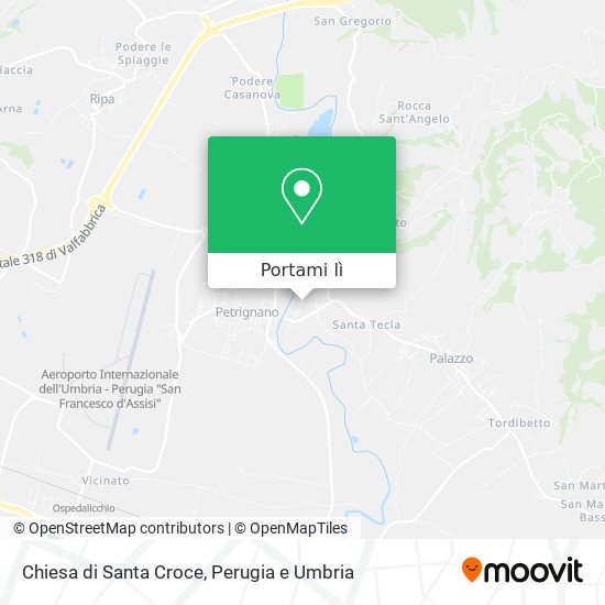 Mappa Chiesa di Santa Croce