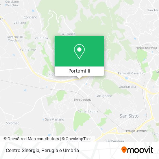Mappa Centro Sinergia