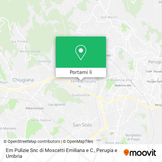 Mappa Em Pulizie Snc di Moscetti Emiliana e C.
