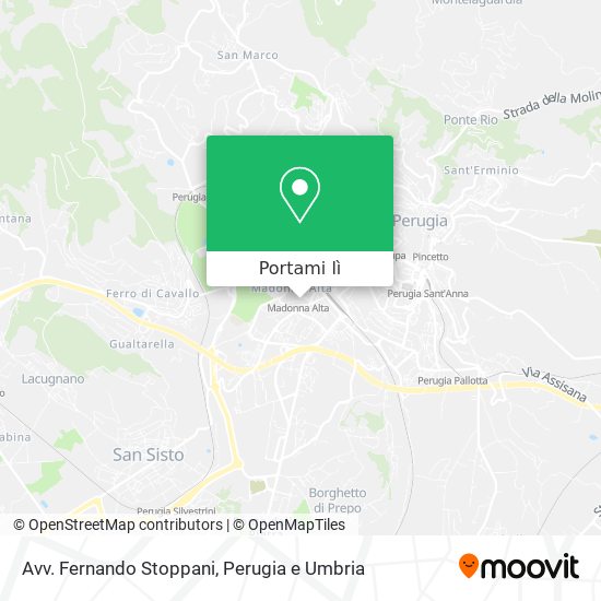 Mappa Avv. Fernando Stoppani
