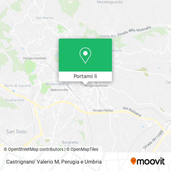 Mappa Castrignano' Valerio M