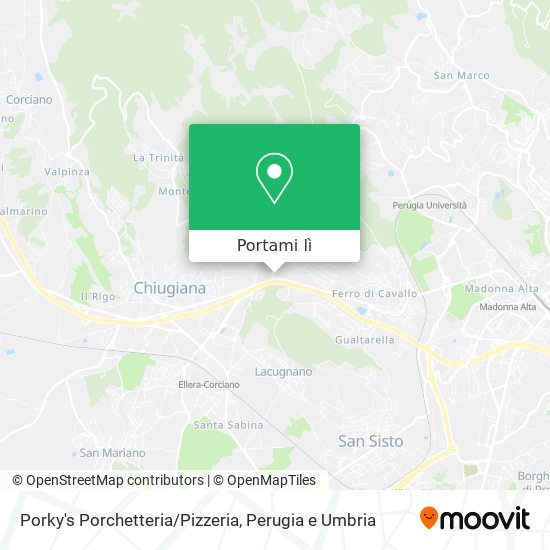 Mappa Porky's Porchetteria/Pizzeria