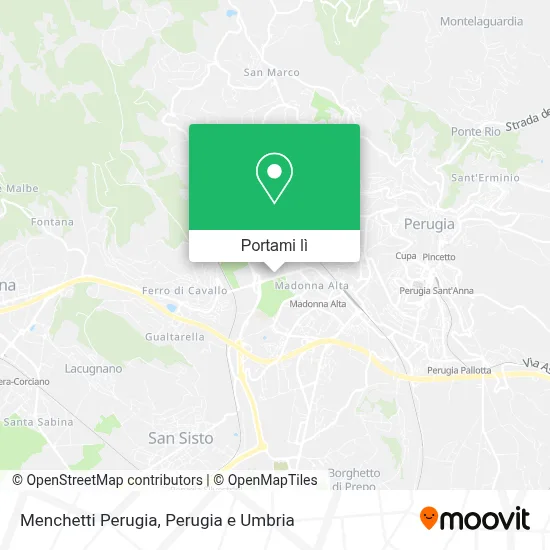 Mappa Menchetti Perugia