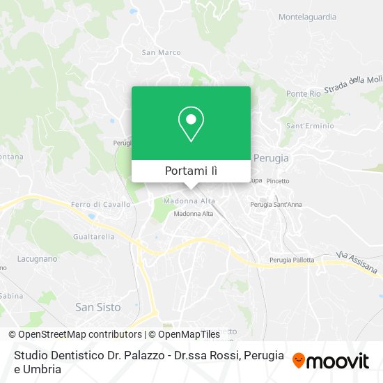Mappa Studio Dentistico Dr. Palazzo - Dr.ssa Rossi