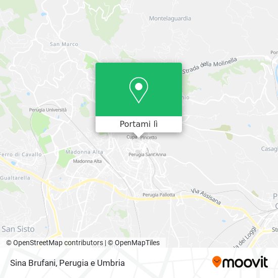 Mappa Sina Brufani